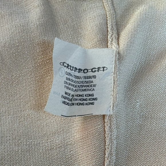 Le Chateau Cream Blazer Skirt Suit Set - Picture 10 of 12